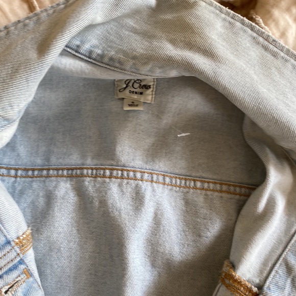 New JCrew long Jeans Jacket S - Picture 7 of 8